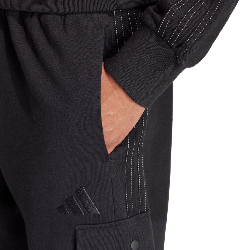 Adidas Pantaloni tuta cotone All SZN - Black - immagine 2