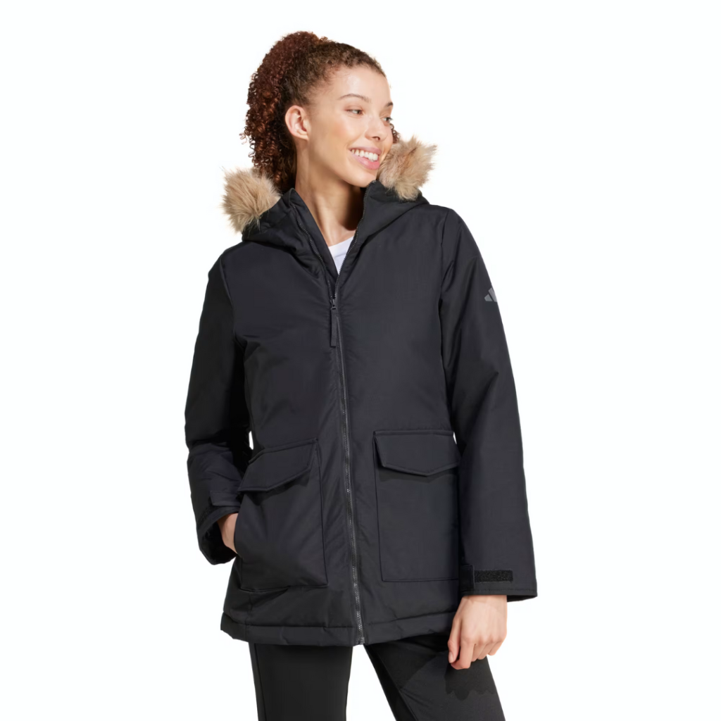 Adidas Parka Paveric Fur - Black - immagine 2