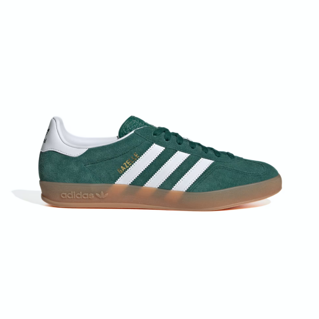Adidas Gazelle Indoor - Collegiate Green/White/Gum - immagine 4