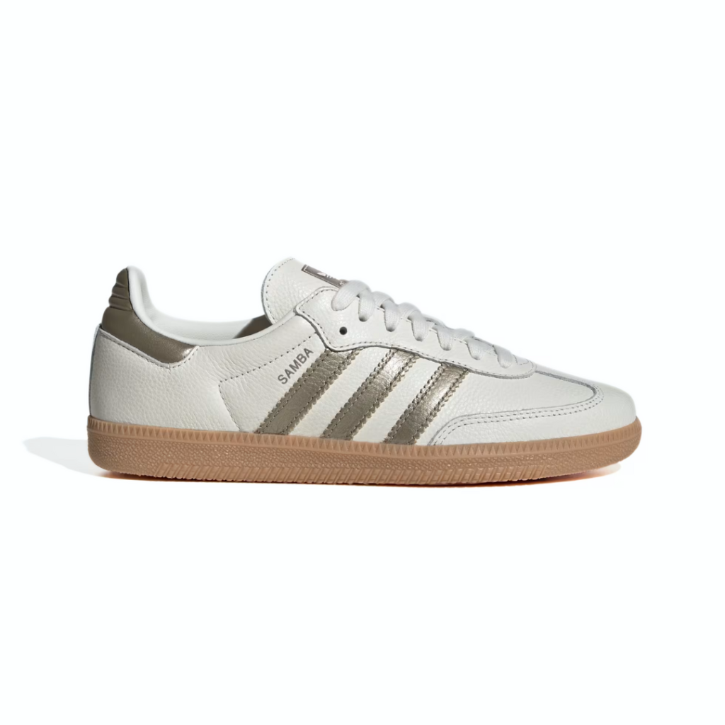 Adidas Samba OG - Off White/Cyber Metallic/Wonder Gold Met
