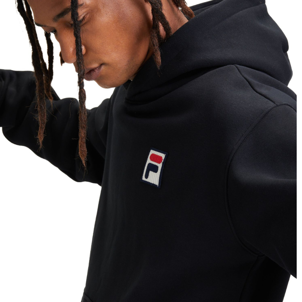 Fila Borgholm Felpa Con Cappuccio - Black - immagine 4