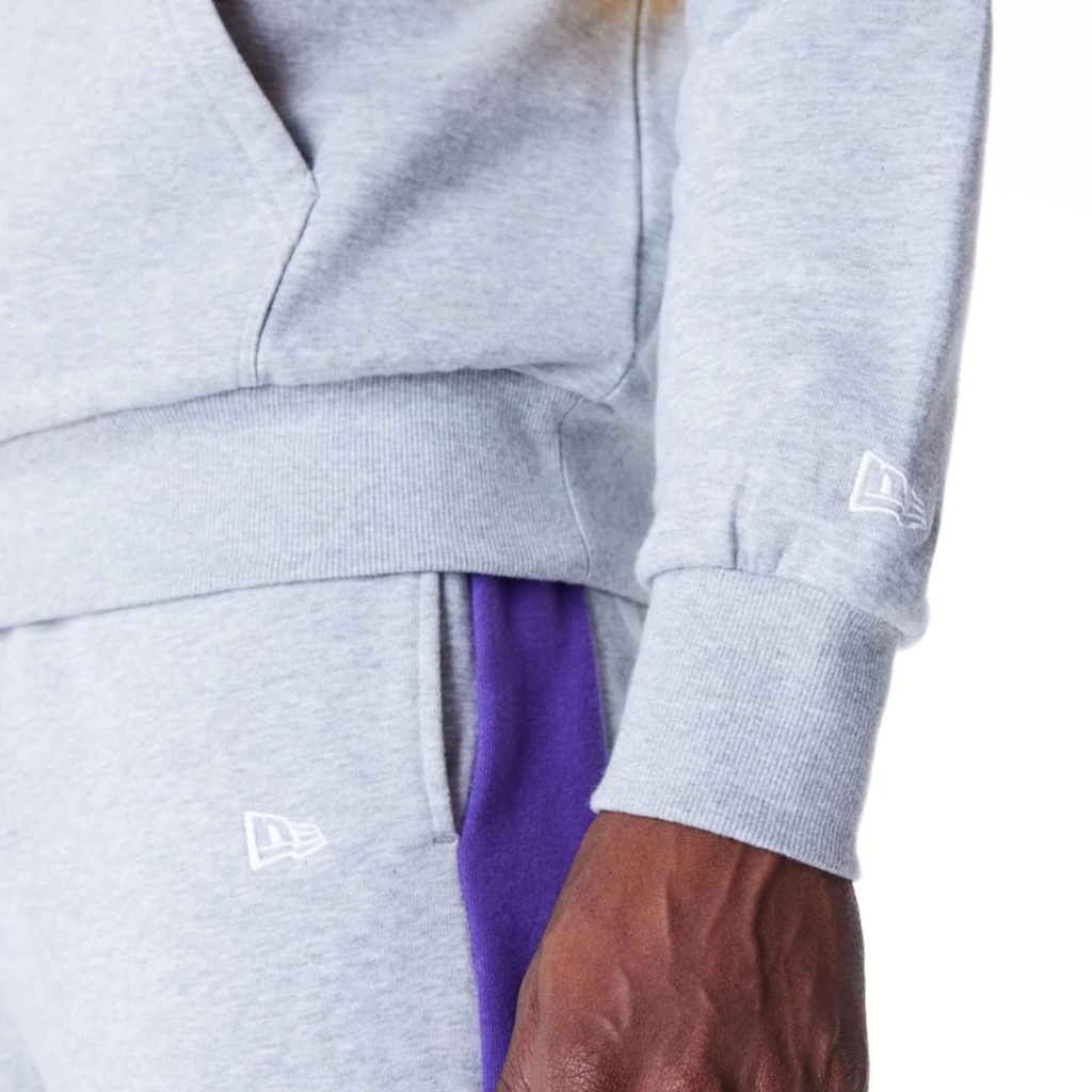 New Era Felpa LA Lakers Colour Block - Grey/Ice - immagine 3