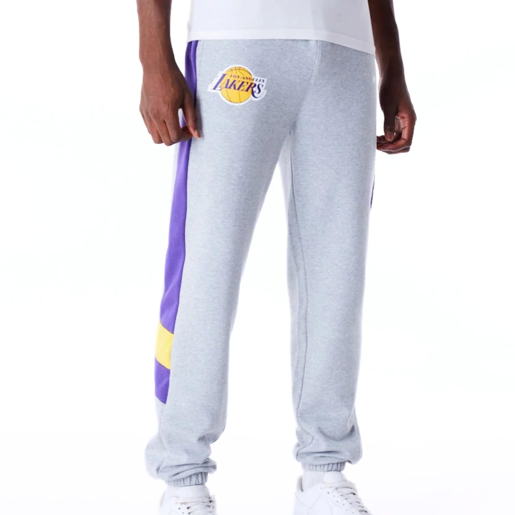 New Era Pantalone LA Lakers NBA in pile Grey/Ice
