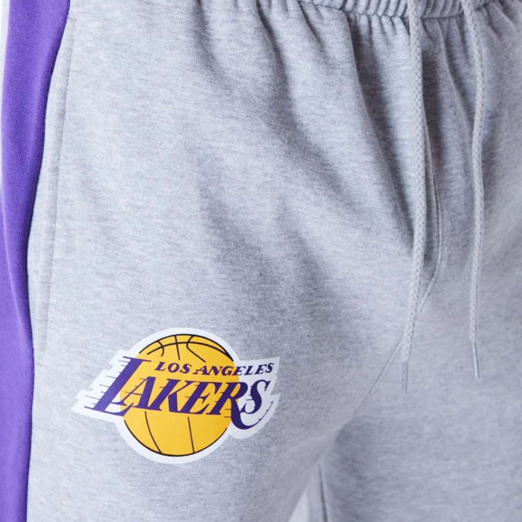 New Era Pantalone LA Lakers NBA in pile Grey/Ice - immagine 4