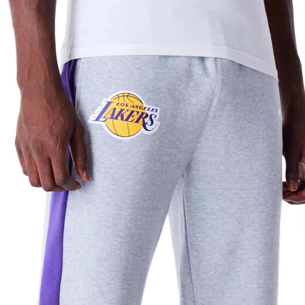 New Era Pantalone LA Lakers NBA in pile Grey/Ice - immagine 2