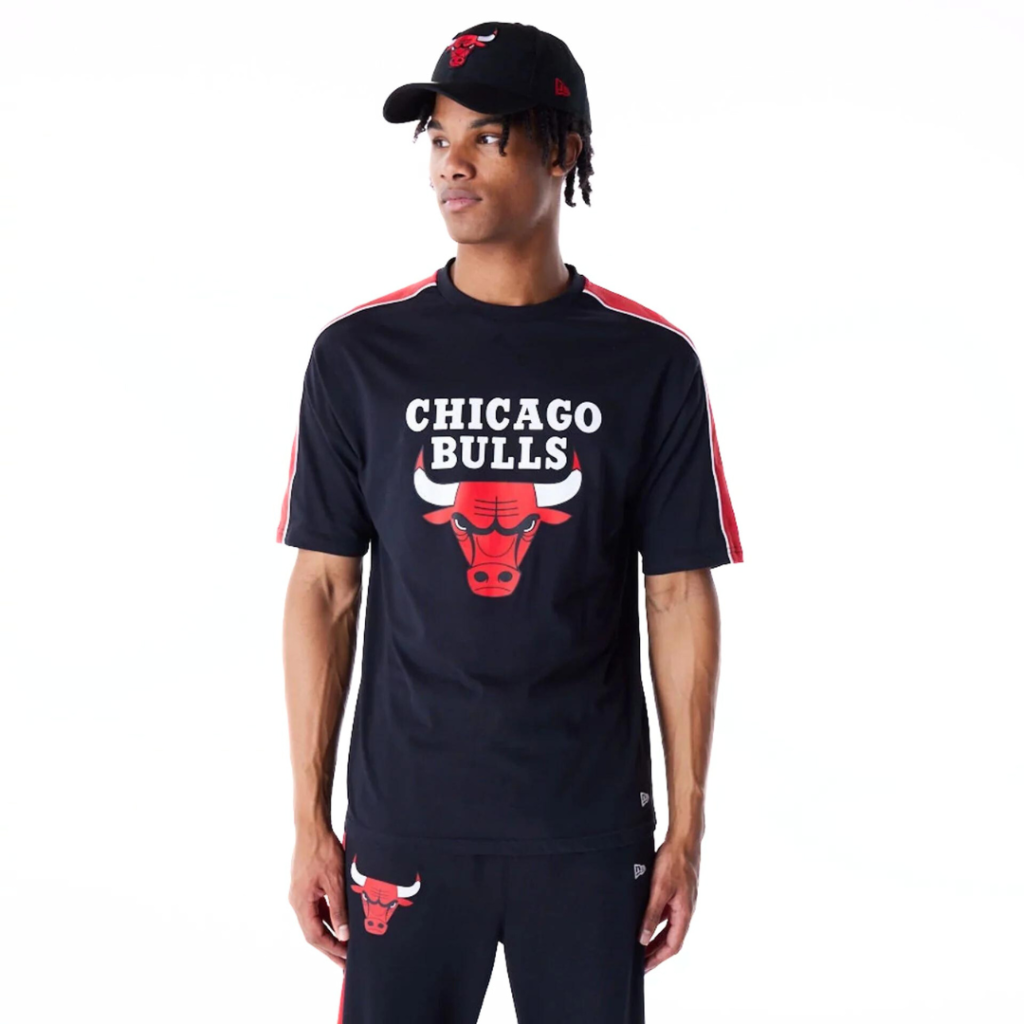 New Era T-Shirt Chicago Bulls NBA Pane - Blue/ Red