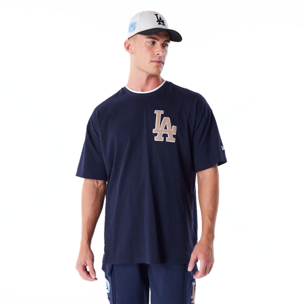New Era T-Shirt LA Dodgers World Series - Blu/Navy