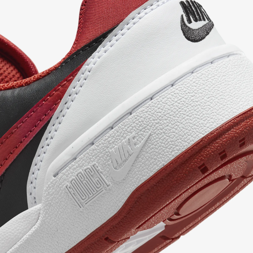 Nike Full Force Low White / Red - immagine 4