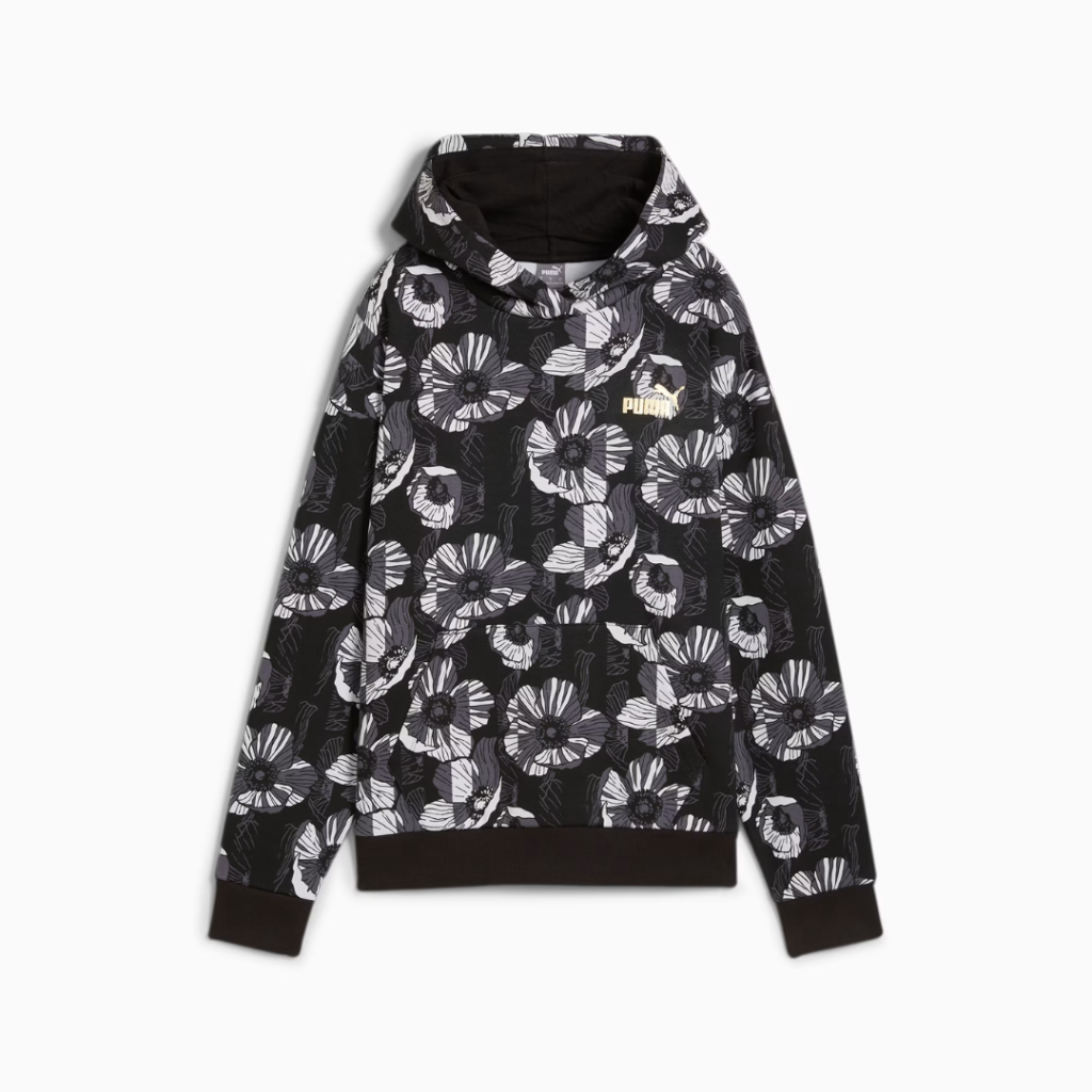 Puma ESS+ Class Act Felpa con cappuccio e grafica - Black/White - immagine 5