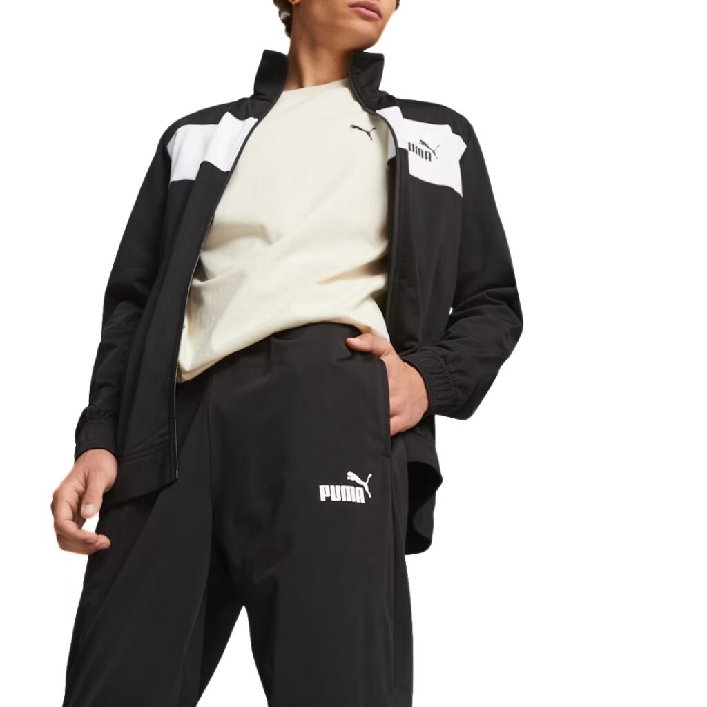 Puma Tuta Poly - Black/White - immagine 2