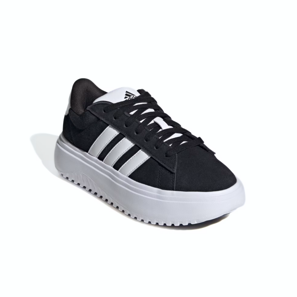 Adidas Grand Court Platform - Black/White - immagine 4