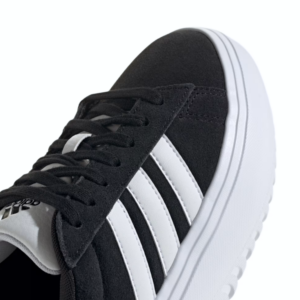 Adidas Grand Court Platform - Black/White - immagine 3