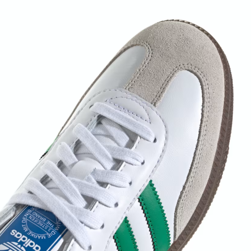 Adidas Samba OG - White/Green/Gum 5 - immagine 5