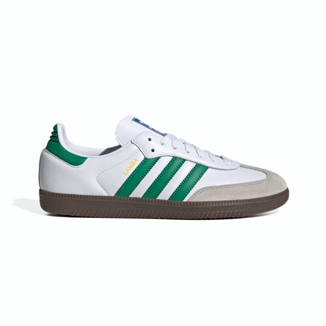 Adidas Samba OG White Green Gum 5