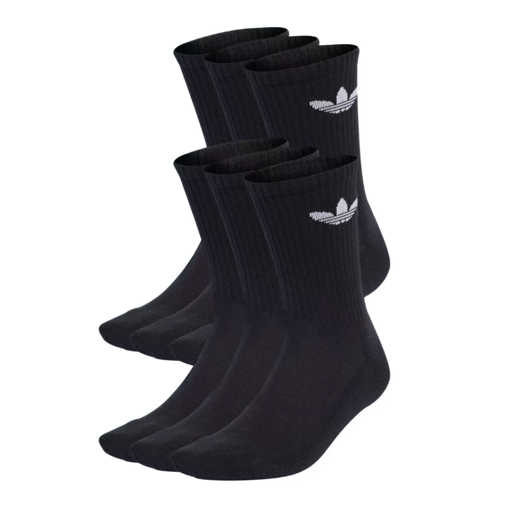 Adidas Calze Trefoil Cushioned (6 paia) - Black