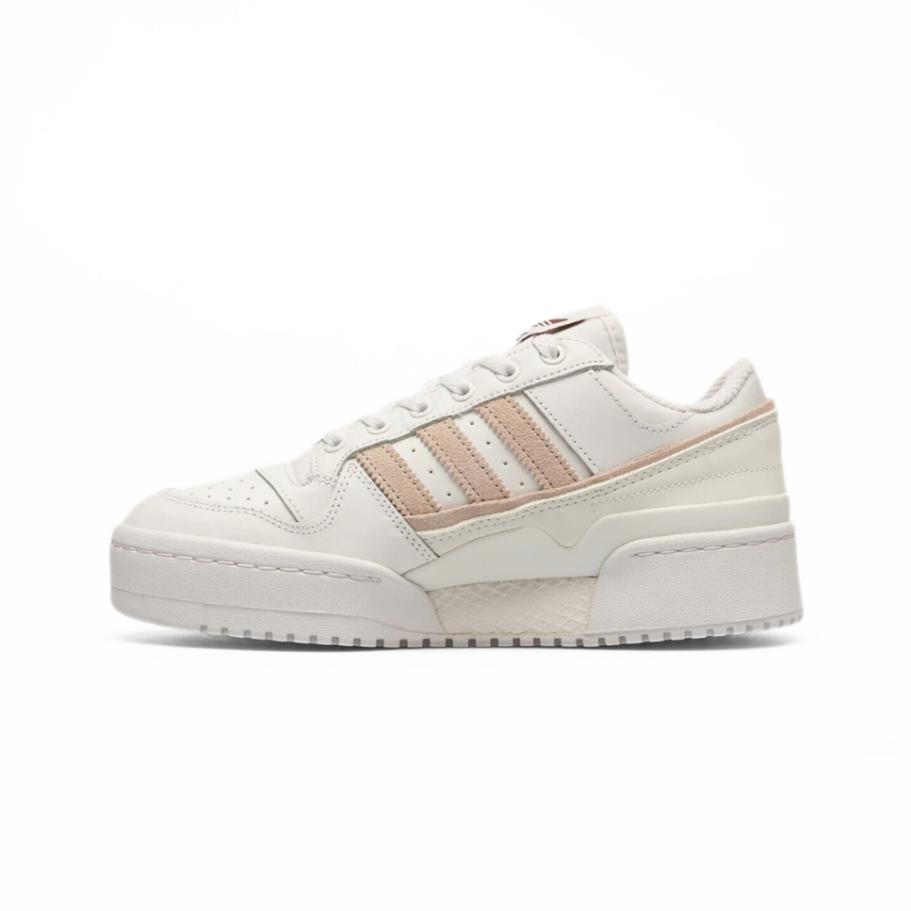 Adidas Forum Bold Stripes - White/ Wonder Taupe/Preloved Brown - immagine 4