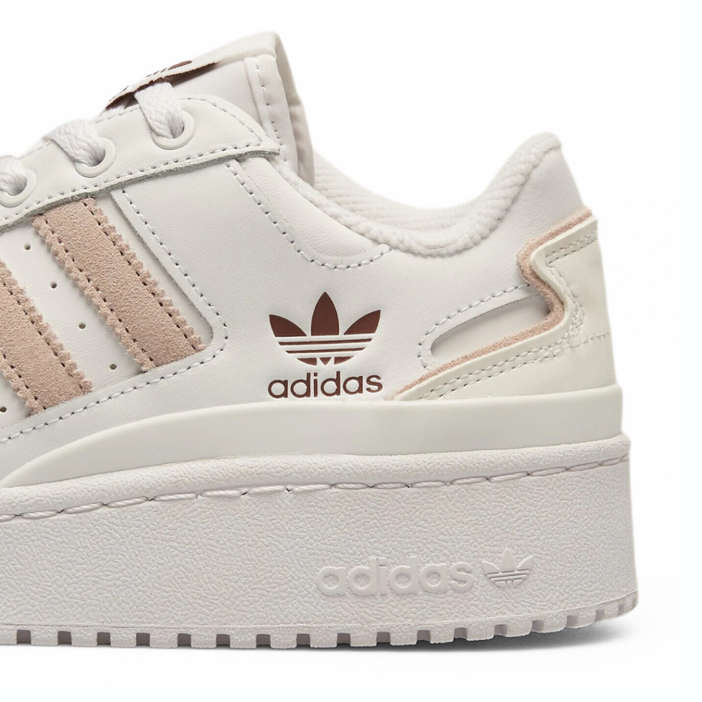 Adidas Forum Bold Stripes - White/ Wonder Taupe/Preloved Brown - immagine 3