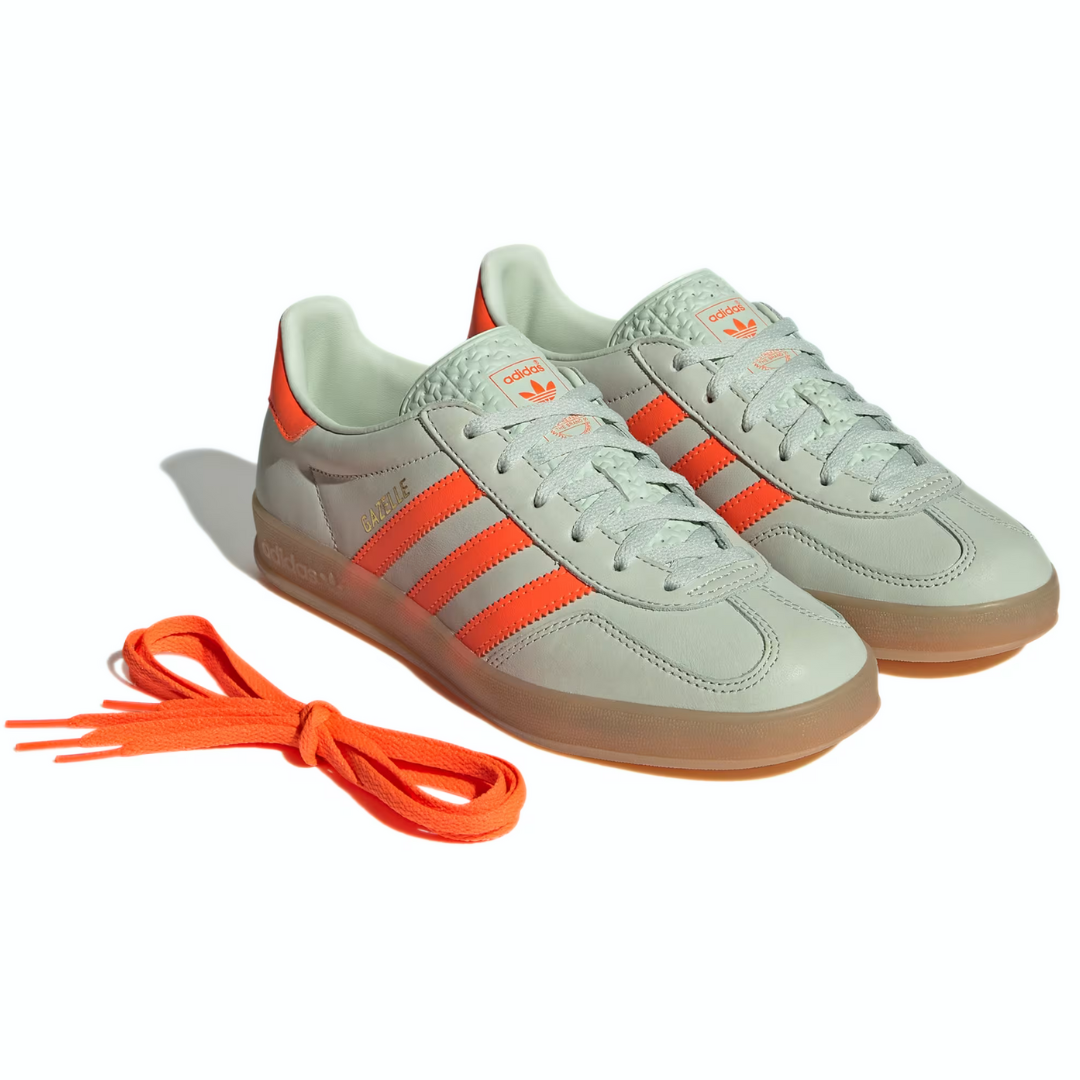 Adidas white green orange shoes 2025