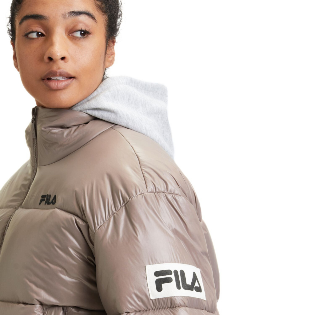 Fila Giacca LEPE shiny puffe - Deep Taupe - immagine 3