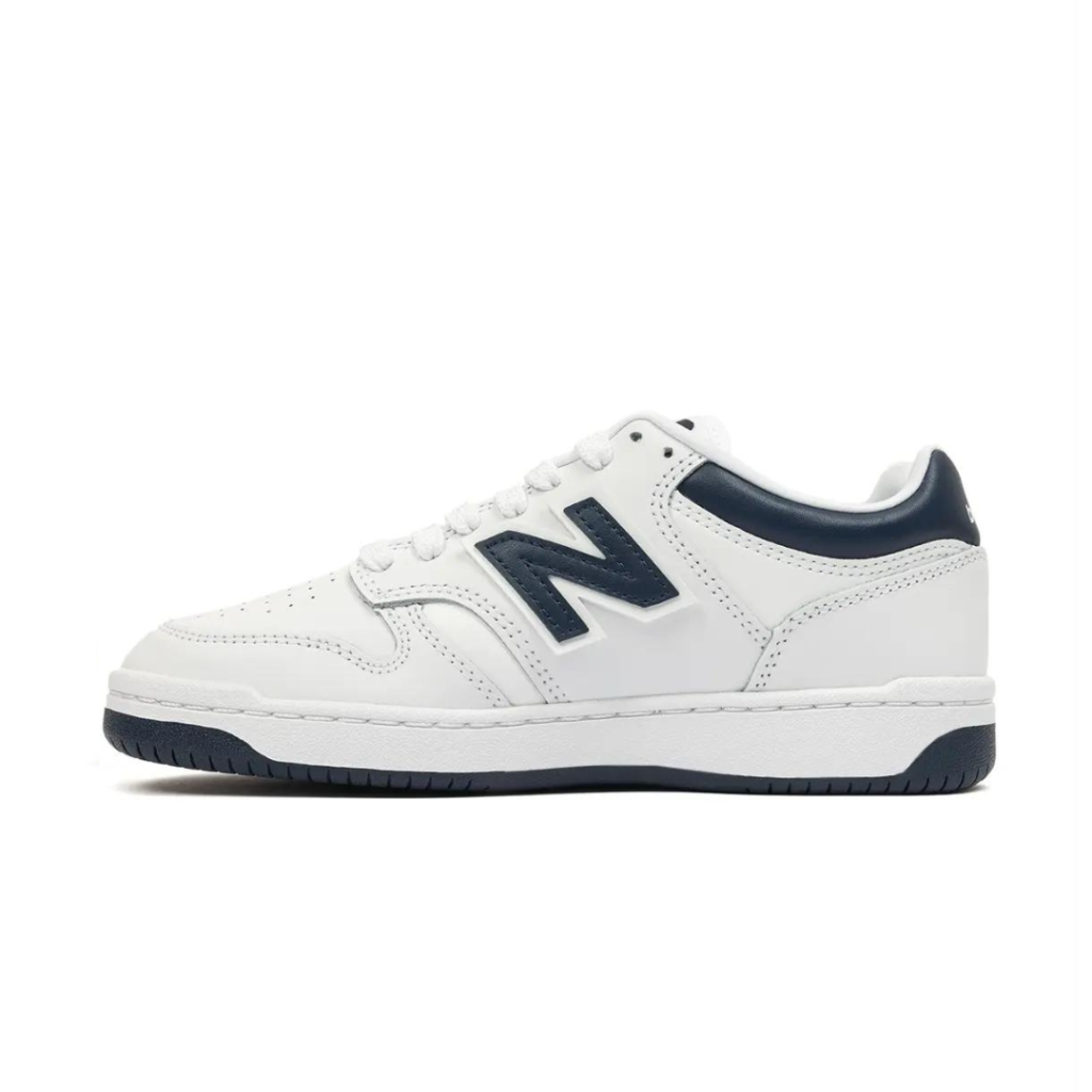 New Balance 480 J - White/Navy - immagine 3