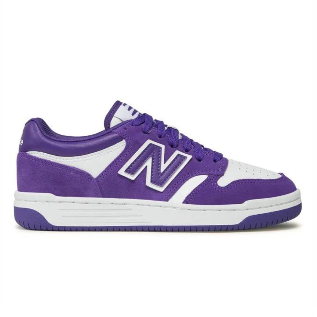 New Balance 480 J - White/Purple - immagine 2