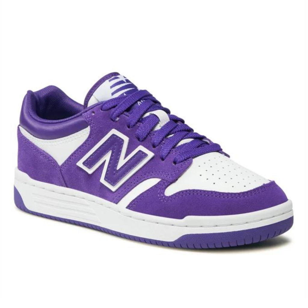 New Balance 480 J - White/Purple