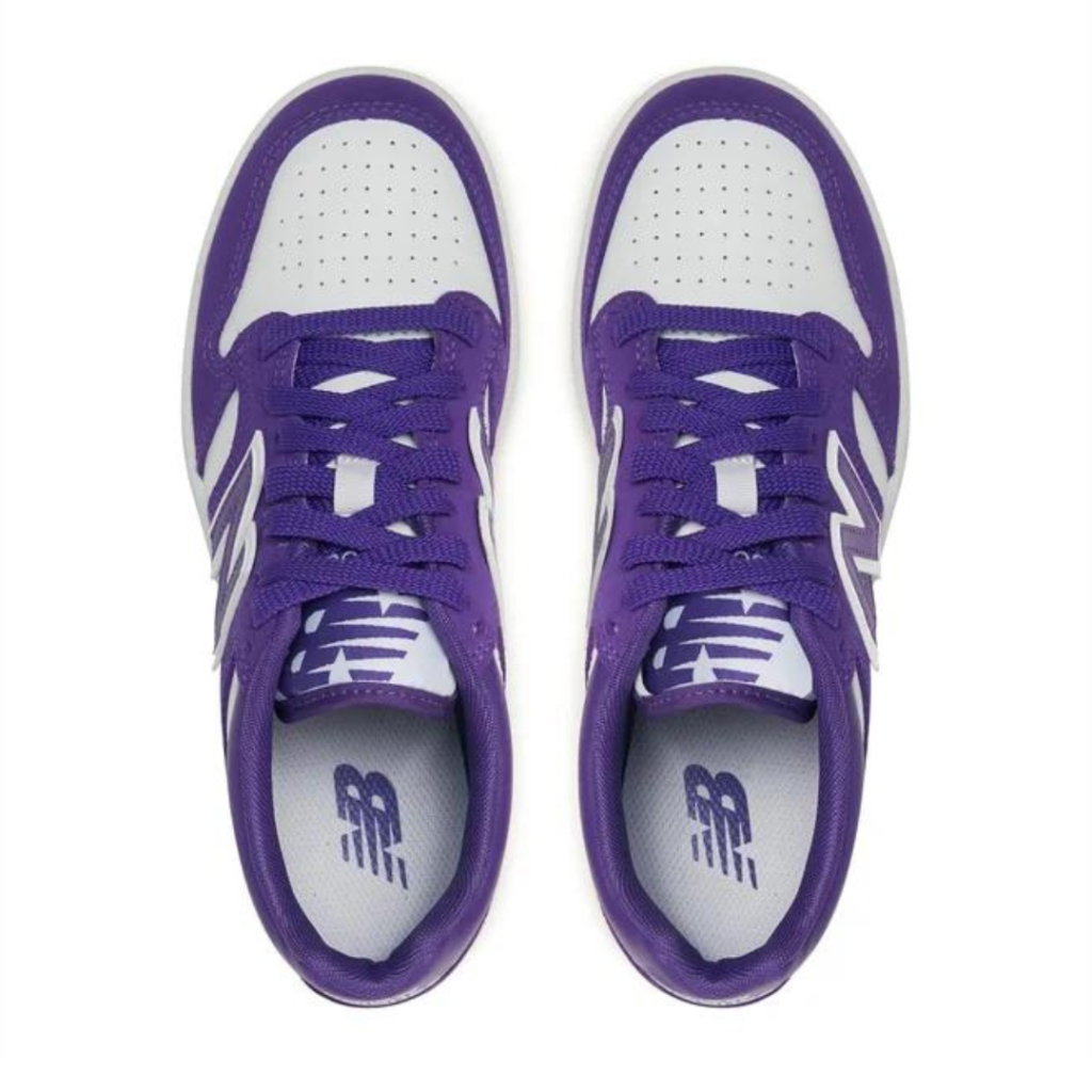 New Balance 480 J - White/Purple - immagine 4