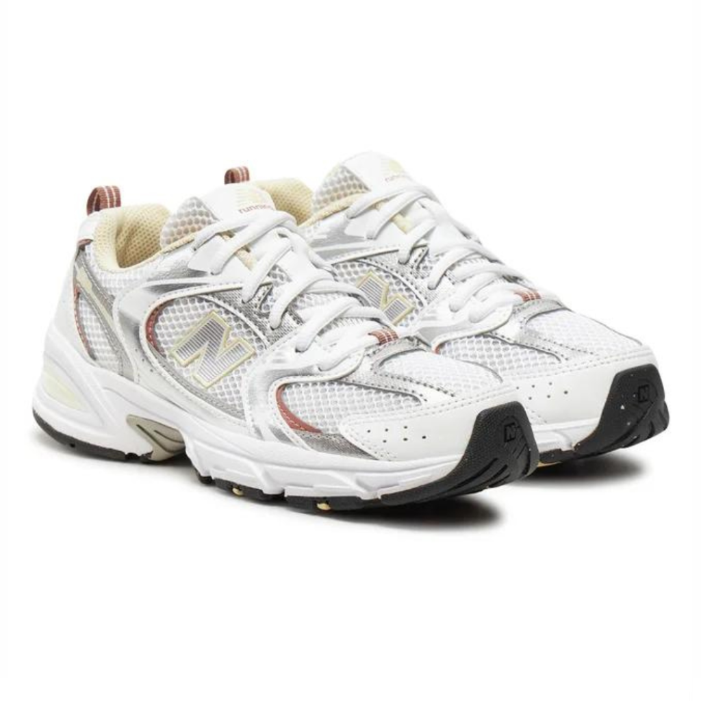 New Balance 530 - White/Metallic Silver/Rose Gold