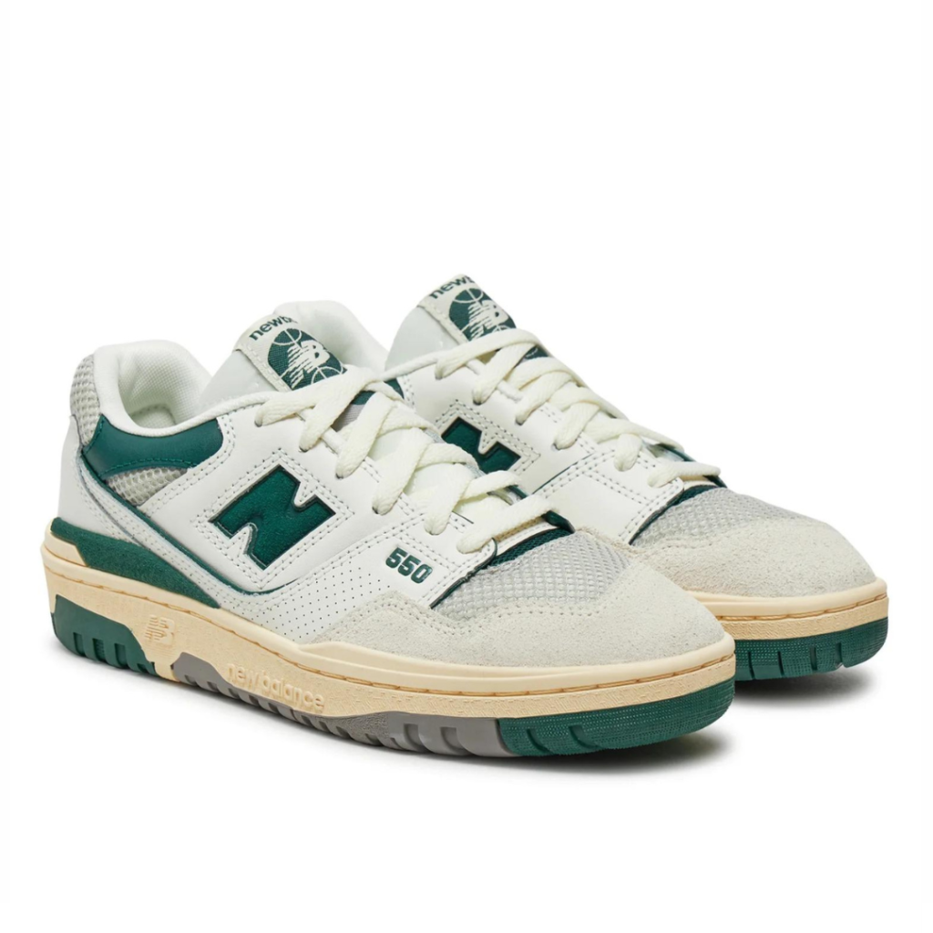 New Balance 550 J - Sea Salt Pack/Marsh Green - immagine 4