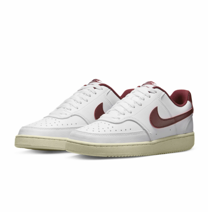 Nike Court Vision Low Next Nature - White/Muslin/Metallic Gold Star/Team Red