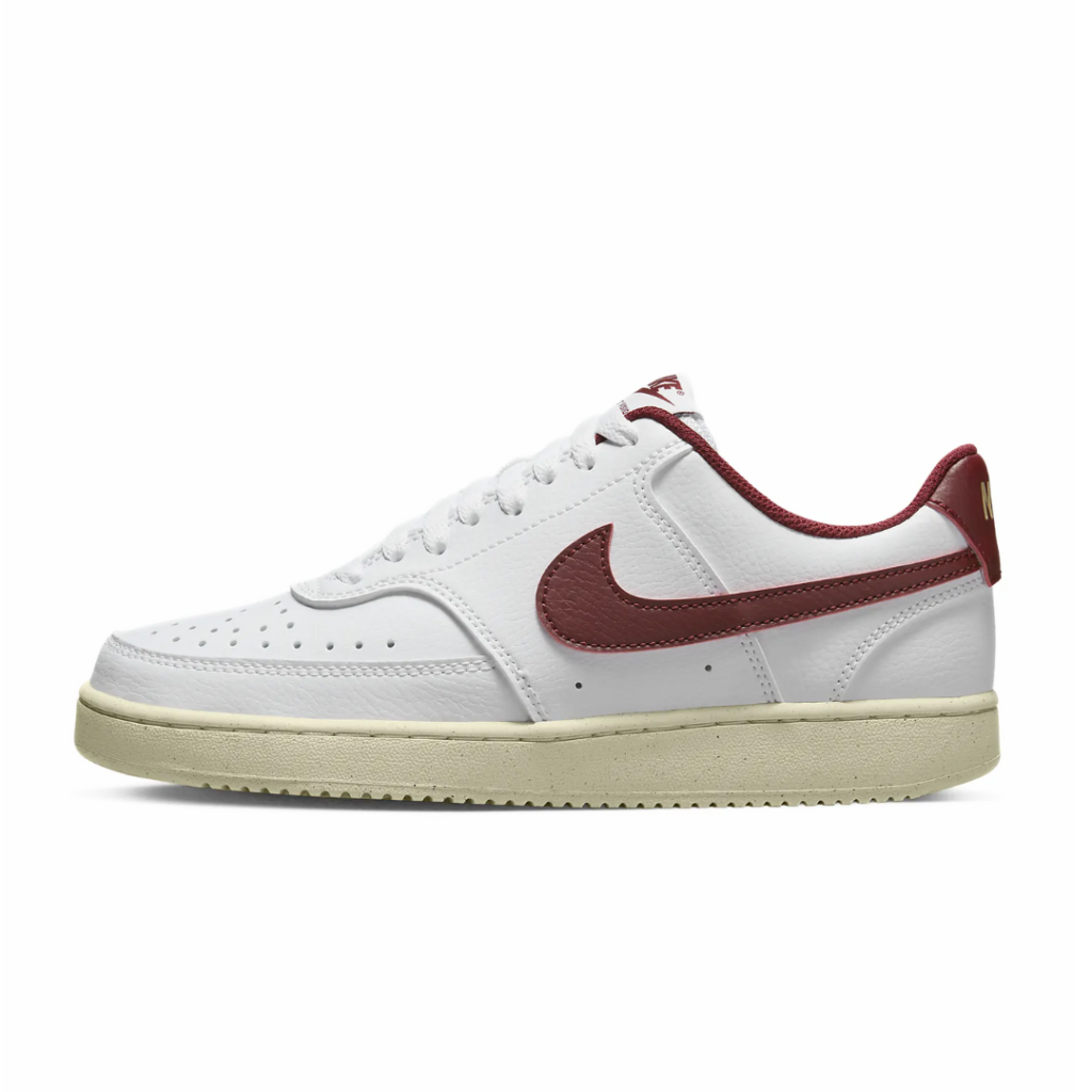 Nike Court Vision Low Next Nature - White/Muslin/Metallic Gold Star/Team Red - immagine 2