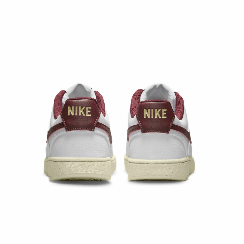 Nike Court Vision Low Next Nature - White/Muslin/Metallic Gold Star/Team Red - immagine 3