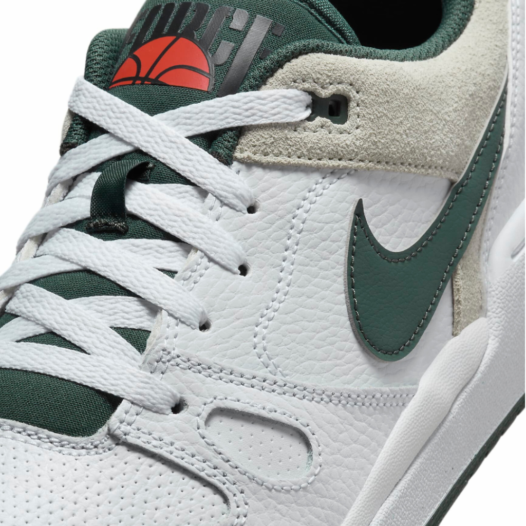 Nike Full Force Low COB - White/Vintage Green - immagine 3