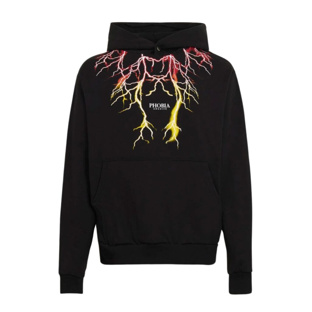 Phobia Felpa Con Cappuccio Lightning - Orange/Yellow