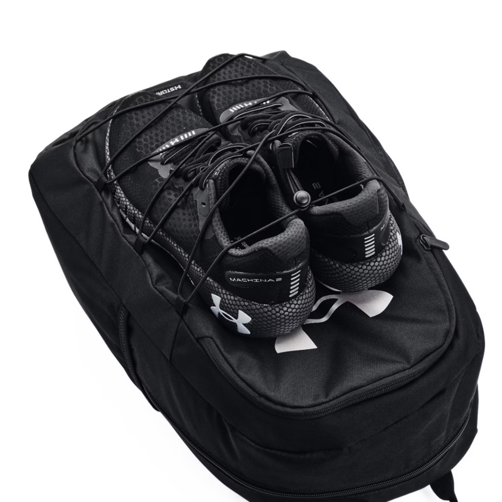 Under Armour Zaino Hustle Sport - Black/Silver - immagine 3