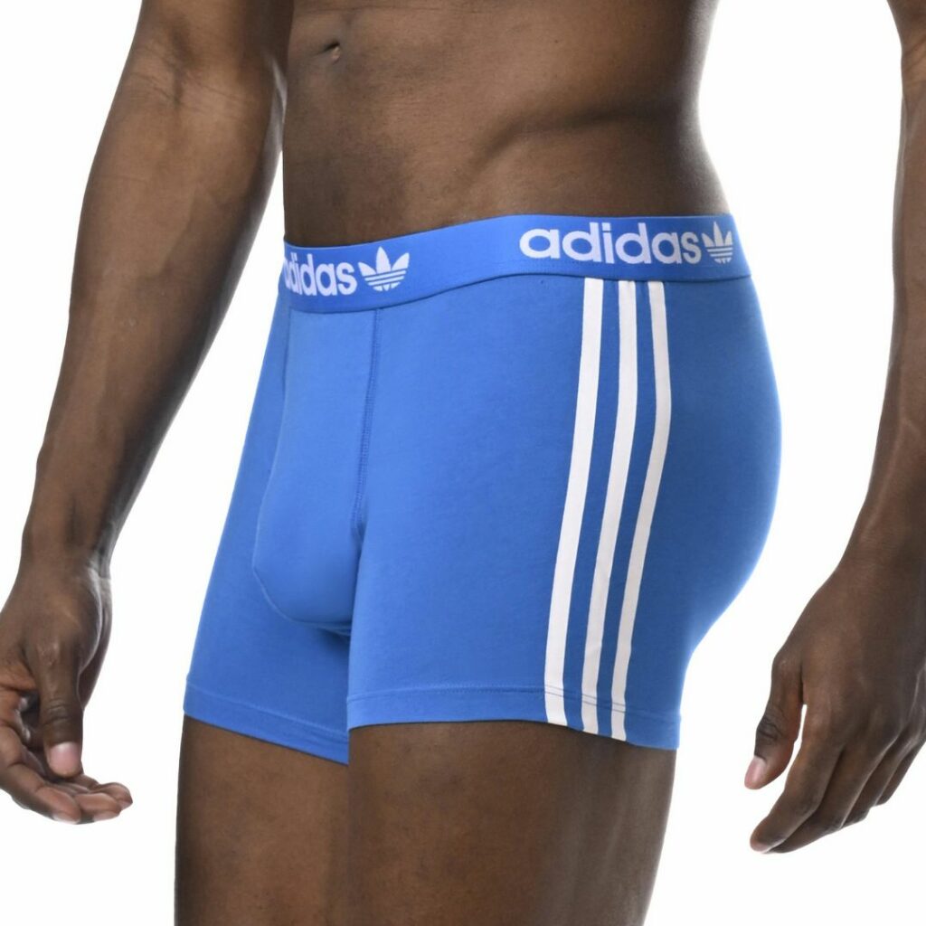 Adidas Culotte Comfort Flex Cotton 3-Stripes (3 pack) -  White/Directoire Blue/Black