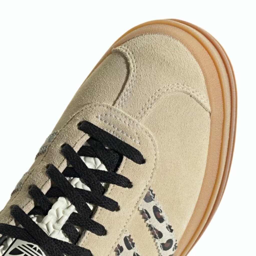 Adidas Gazelle Bold - Cream White/Core Black/Cream White - immagine 4