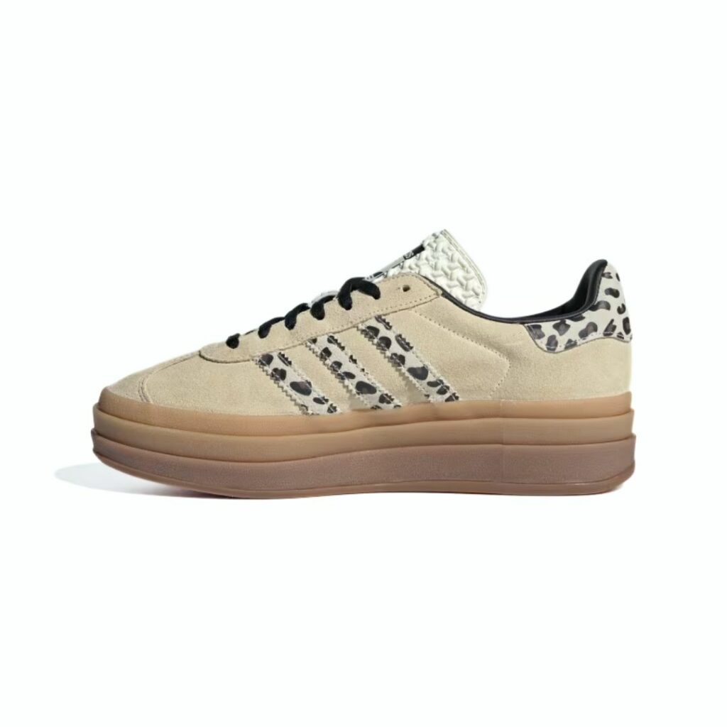 Adidas Gazelle Bold - Cream White/Core Black/Cream White - immagine 3