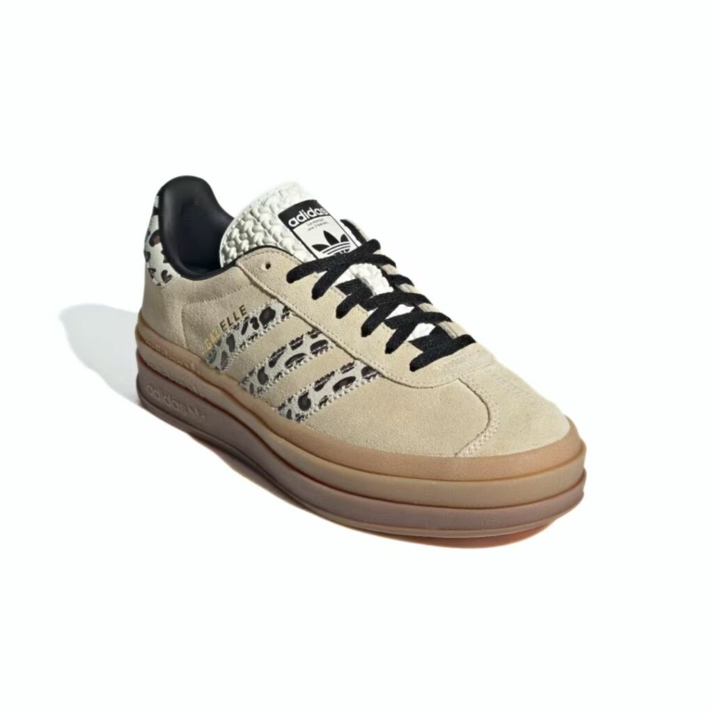 Adidas Gazelle Bold - Cream White/Core Black/Cream White - immagine 2