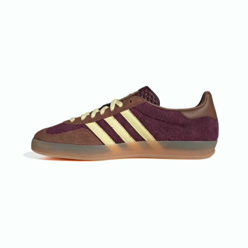 Adidas Gazelle Indoor - Maroon/Almost Yellow/Preloved Brown - immagine 5