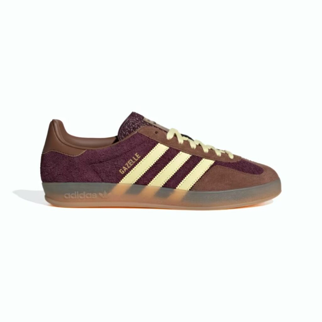 Adidas Gazelle Indoor - Maroon/Almost Yellow/Preloved Brown
