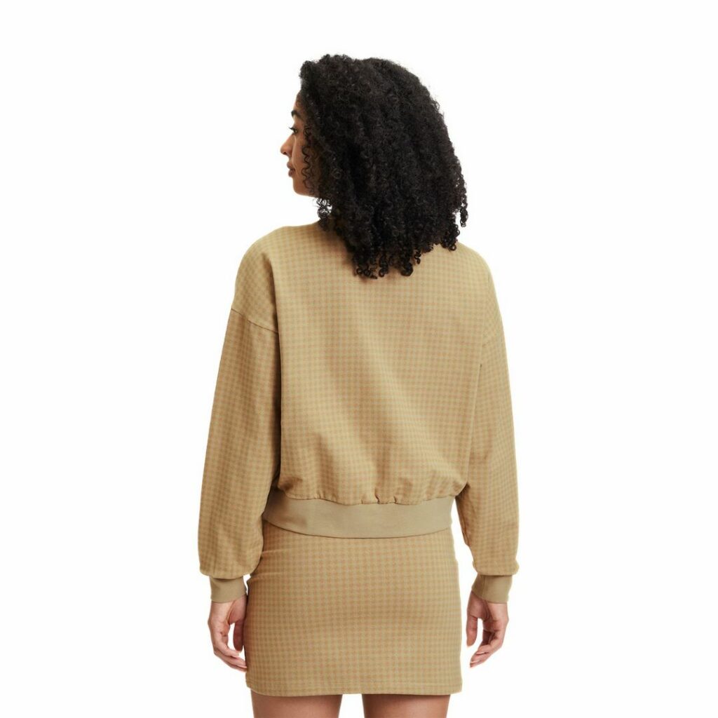 Fila Felpa Half-Zip Liebau Aop - Beige - immagine 3