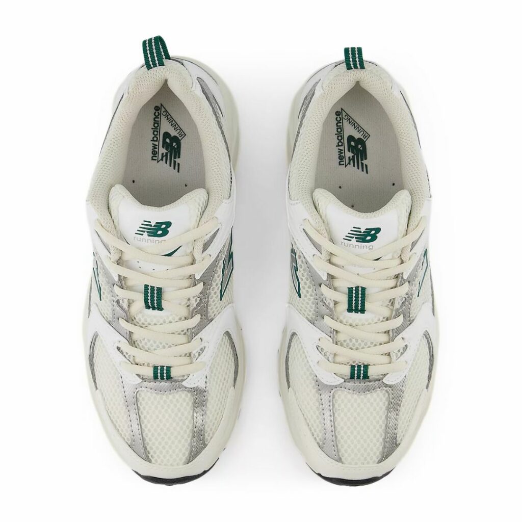 New Balance 530 - Sea Salt/White/Marsh Green - immagine 4