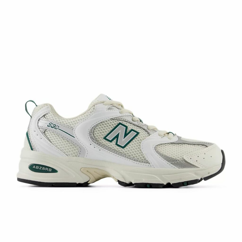 New Balance 530 - Sea Salt/White/Marsh Green - immagine 2