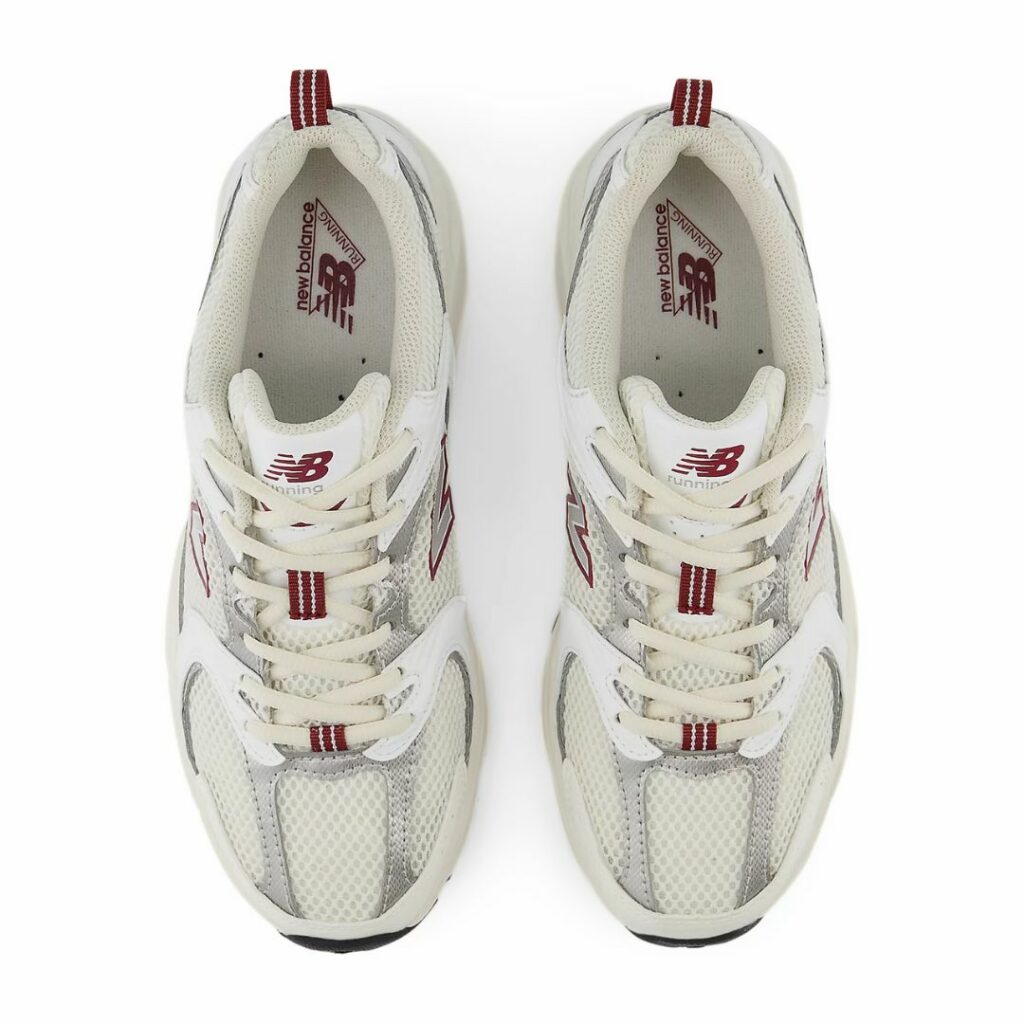 New Balance 530 - Sea Salt/White/Mercury Red - immagine 4