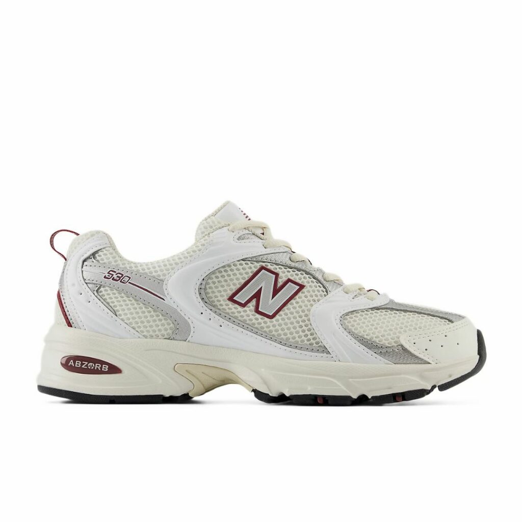New Balance 530 - Sea Salt/White/Mercury Red - immagine 2
