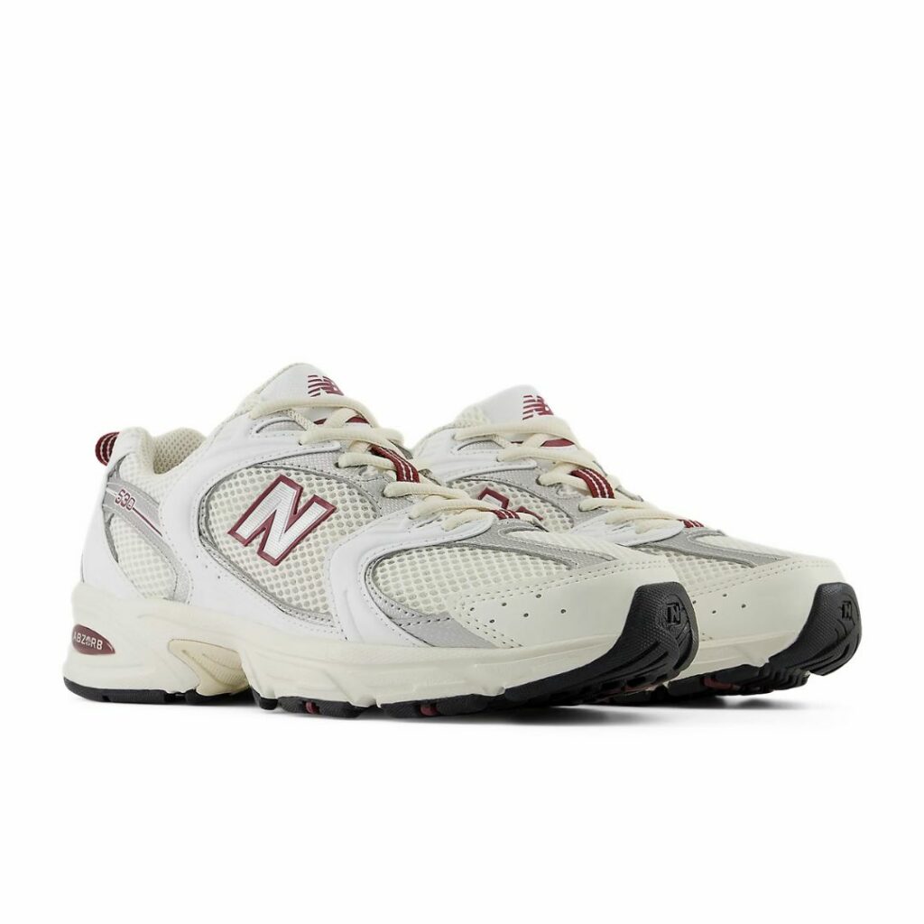 New Balance 530 - Sea Salt/White/Mercury Red