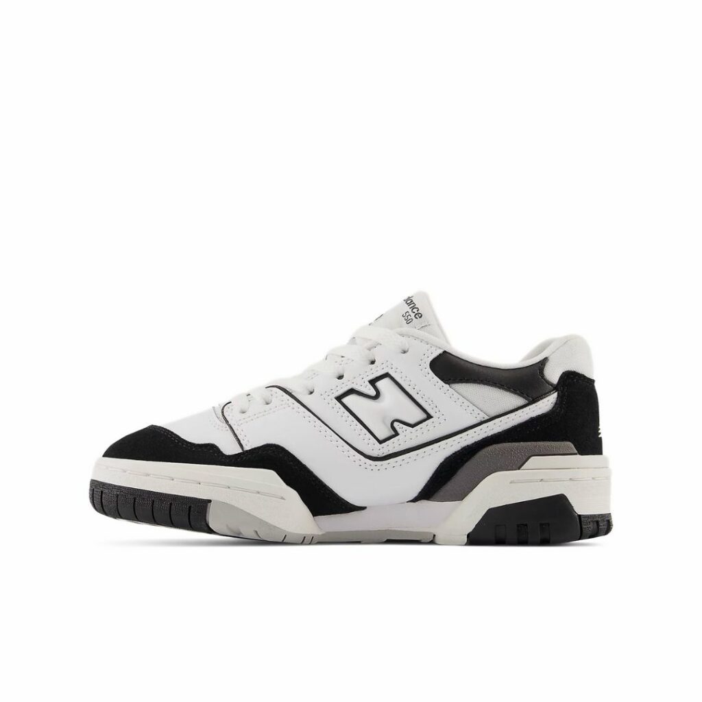 New Balance 550 J - White/Black/Rain Cloud - immagine 4