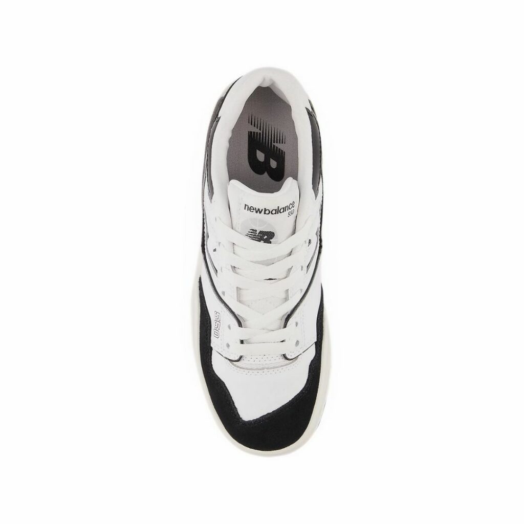 New Balance 550 J - White/Black/Rain Cloud - immagine 3