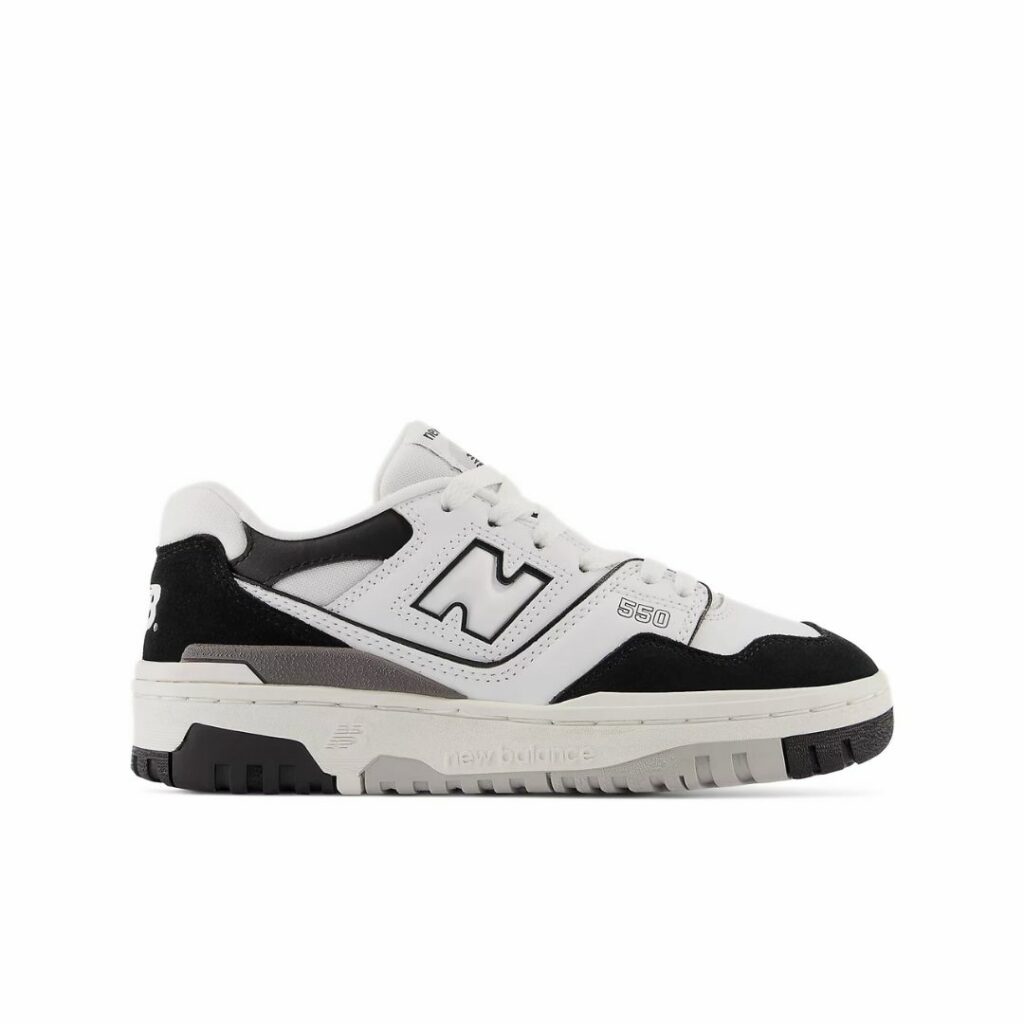 New Balance 550 J - White/Black/Rain Cloud - immagine 2
